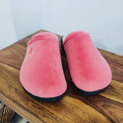 Zapatilla de casa DANYA Plumaflex - rosa - descalza