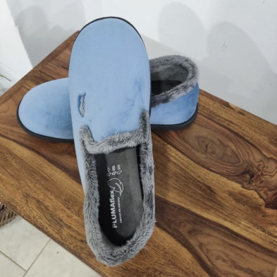 Zapatilla de casa HOLLAND cerrada - Plumaflex jeans