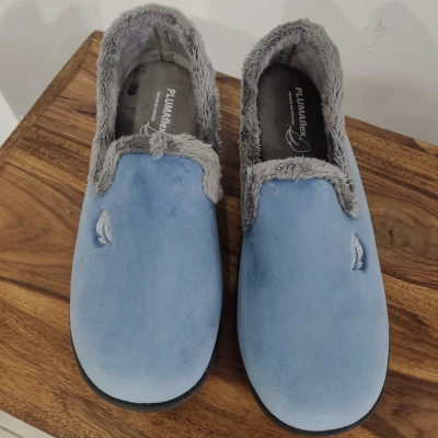 Zapatilla de casa HOLLAND cerrada - Plumaflex jeans