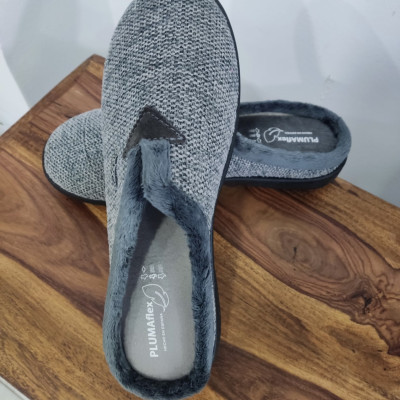 Zapatilla de casa MANAROLA - descalza Plumaflex gris