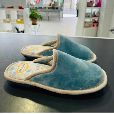 Zapatilla de casa BioRelax NEUS descalza - jeans