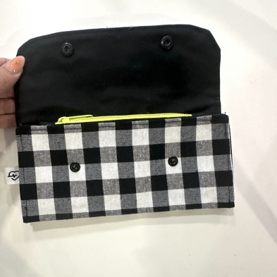 Monedero con billetero MARVE negro - personalizable