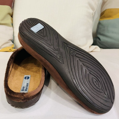 Zapatilla de casa ROMEO abierta BioRelax - cobre