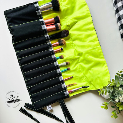 Pack estuche y neceser maquillaje personalizable - vichy negro + impermeable