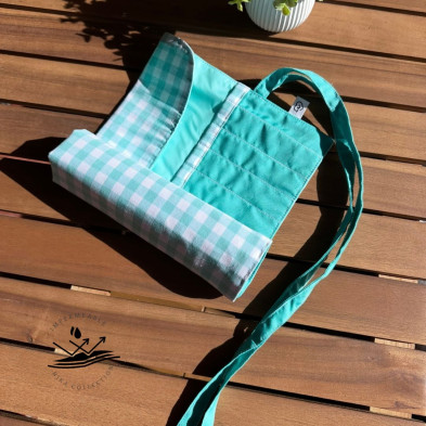 Estuche para brochas personalizable - vichy menta + impermeable