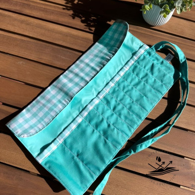 Estuche para brochas personalizable - vichy menta + impermeable