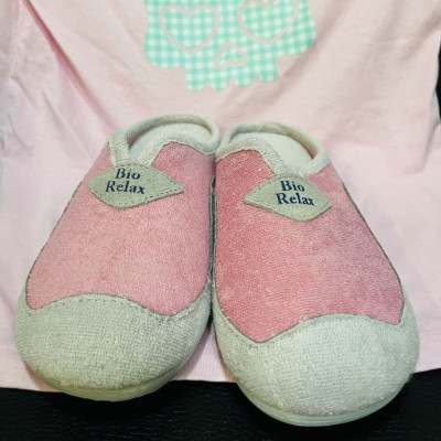 Zapatillas de casa BIRLEX descalzas - malva/gris