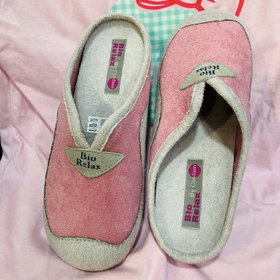 Zapatillas de casa BIRLEX descalzas - malva/gris