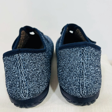Zapatilla de casa MORLEM cerrada - BioRelax bicolor azul