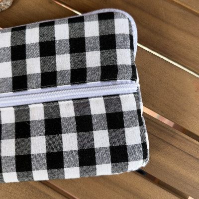 Funda kindle o tablet MARVE vichy negro - personalizable