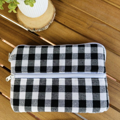 Funda kindle o tablet MARVE vichy negro - personalizable