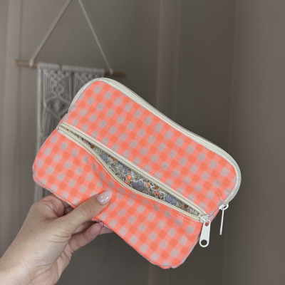 Funda kindle o tablet MARVE vichy naranja - personalizable
