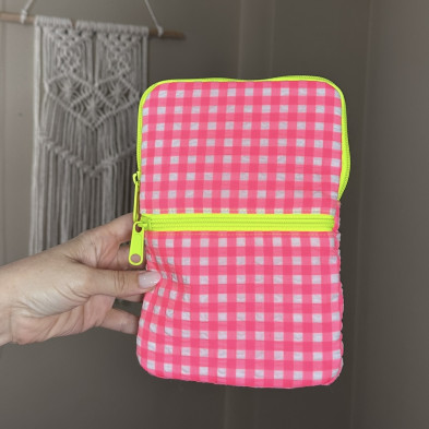Funda kindle o tablet MARVE vichy rosa fluor - personalizable