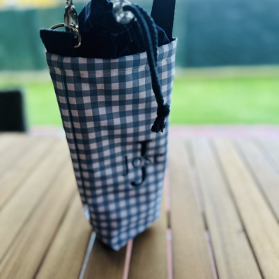 Portabotellas térmico + impermeable MARVE azul - personalizable