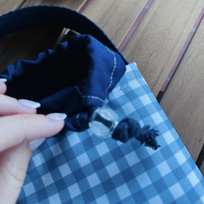 Portabotellas térmico + impermeable MARVE azul - personalizable