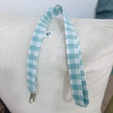 Cuelga móvil MARVE vichy mint - personalizable