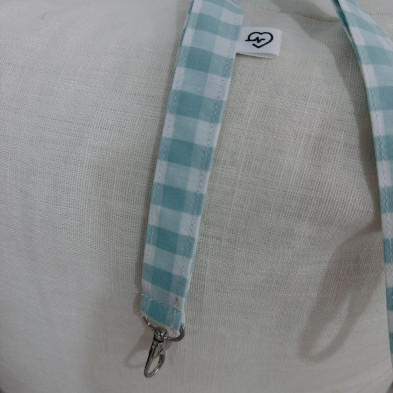 Cuelga móvil MARVE vichy mint - personalizable