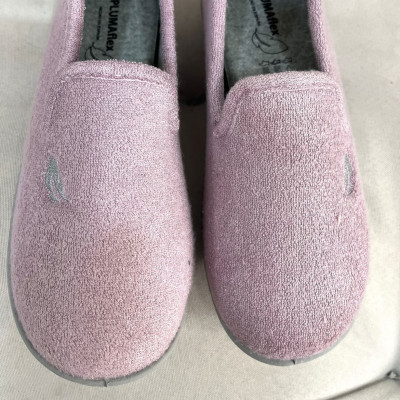 Zapatillas de casa DALIA rizo rosa