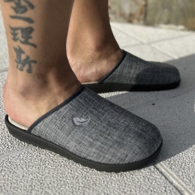 Zapatilla de casa JORDAN - Plumaflex - descalza gris