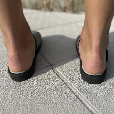Zapatilla de casa JORDAN - Plumaflex - descalza gris