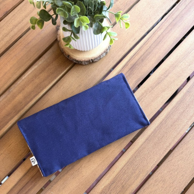 Cartera NATURE azul marino + fondo marino - personalizable