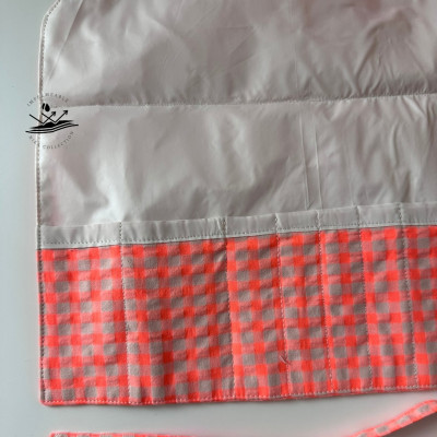 Pack estuche y neceser maquillaje personalizable - vichy naranja fluor + impermeable