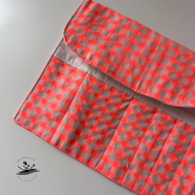 Pack estuche y neceser maquillaje personalizable - vichy naranja fluor + impermeable
