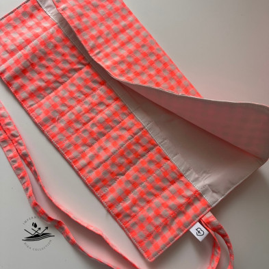 Pack estuche y neceser maquillaje personalizable - vichy naranja fluor + impermeable