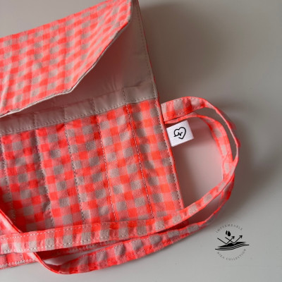 Pack estuche y neceser maquillaje personalizable - vichy naranja fluor + impermeable