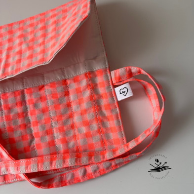 Pack estuche y neceser maquillaje personalizable - vichy naranja fluor + impermeable