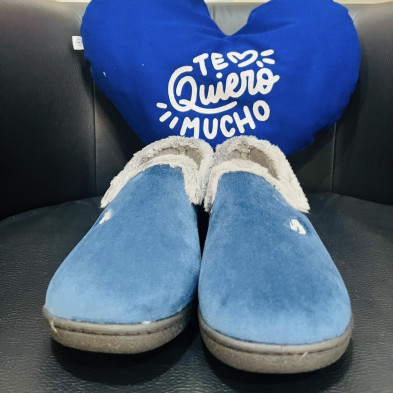 Zapatilla de casa HOLLAND cerrada - Plumaflex azul marino