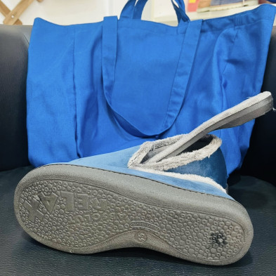 Zapatilla de casa HOLLAND cerrada - Plumaflex azul marino