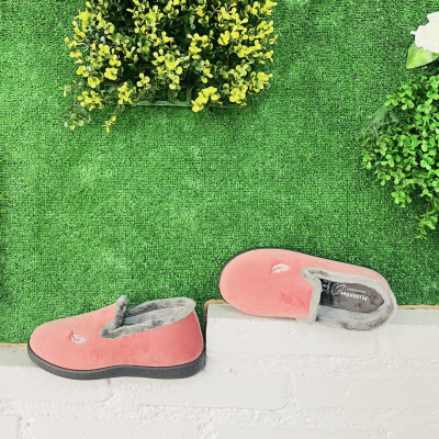 Zapatilla de casa HOLLAND cerrada - Plumaflex rosa maquillaje
