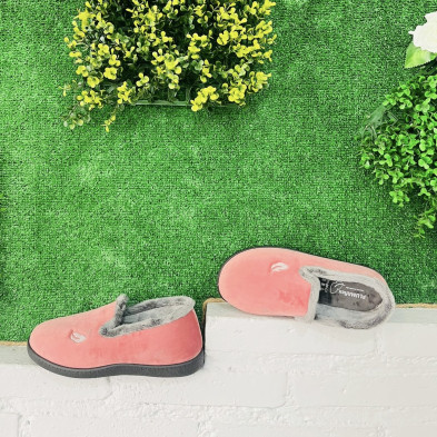 Zapatilla de casa HOLLAND cerrada - Plumaflex rosa maquillaje