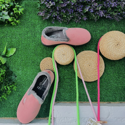 Zapatilla de casa HOLLAND cerrada - Plumaflex rosa maquillaje