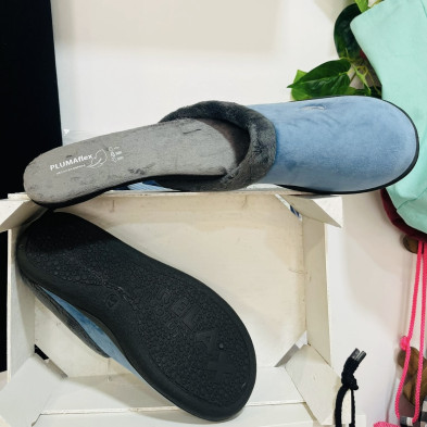 Zapatilla de casa HALLOND descalza - Plumaflex - jeans
