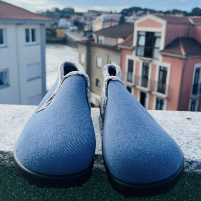 Zapatilla de casa MORISCO cerrada - Plumaflex jeans