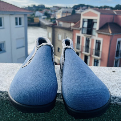 Zapatilla de casa MORISCO cerrada - Plumaflex jeans