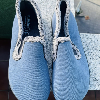 Zapatilla de casa MORISCO cerrada - Plumaflex jeans
