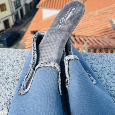 Zapatilla de casa MORISCO cerrada - Plumaflex jeans