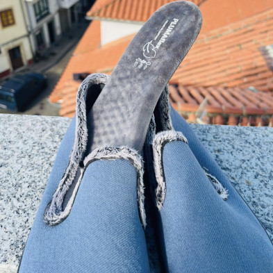 Zapatilla de casa MORISCO cerrada - Plumaflex jeans