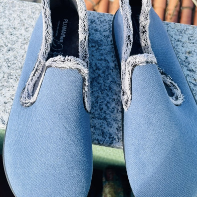Zapatilla de casa MORISCO cerrada - Plumaflex jeans