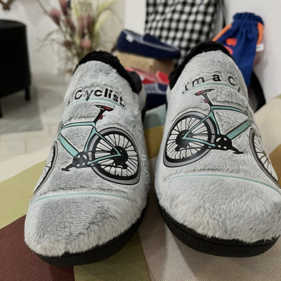 Zapatilla de casa BICI - plumaflex-  descalza gris