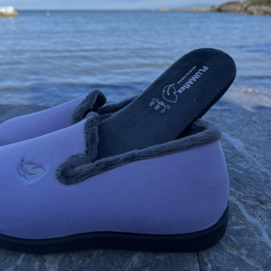 Zapatilla de casa HOLLAND cerrada - Plumaflex lila