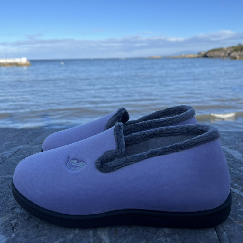 Zapatilla de casa HOLLAND cerrada - Plumaflex lila