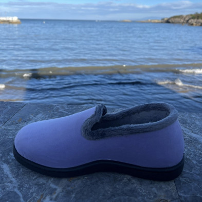Zapatilla de casa HOLLAND cerrada - Plumaflex lila