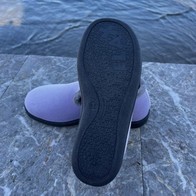 Zapatilla de casa HOLLAND cerrada - Plumaflex lila