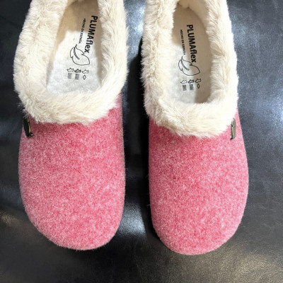 Zapatilla de casa cerrada RAINRAW Plumaflex - burdeos