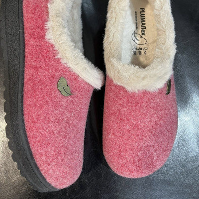 Zapatilla de casa cerrada RAINRAW Plumaflex - burdeos