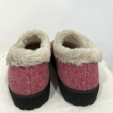 Zapatilla de casa cerrada RAINRAW Plumaflex - burdeos